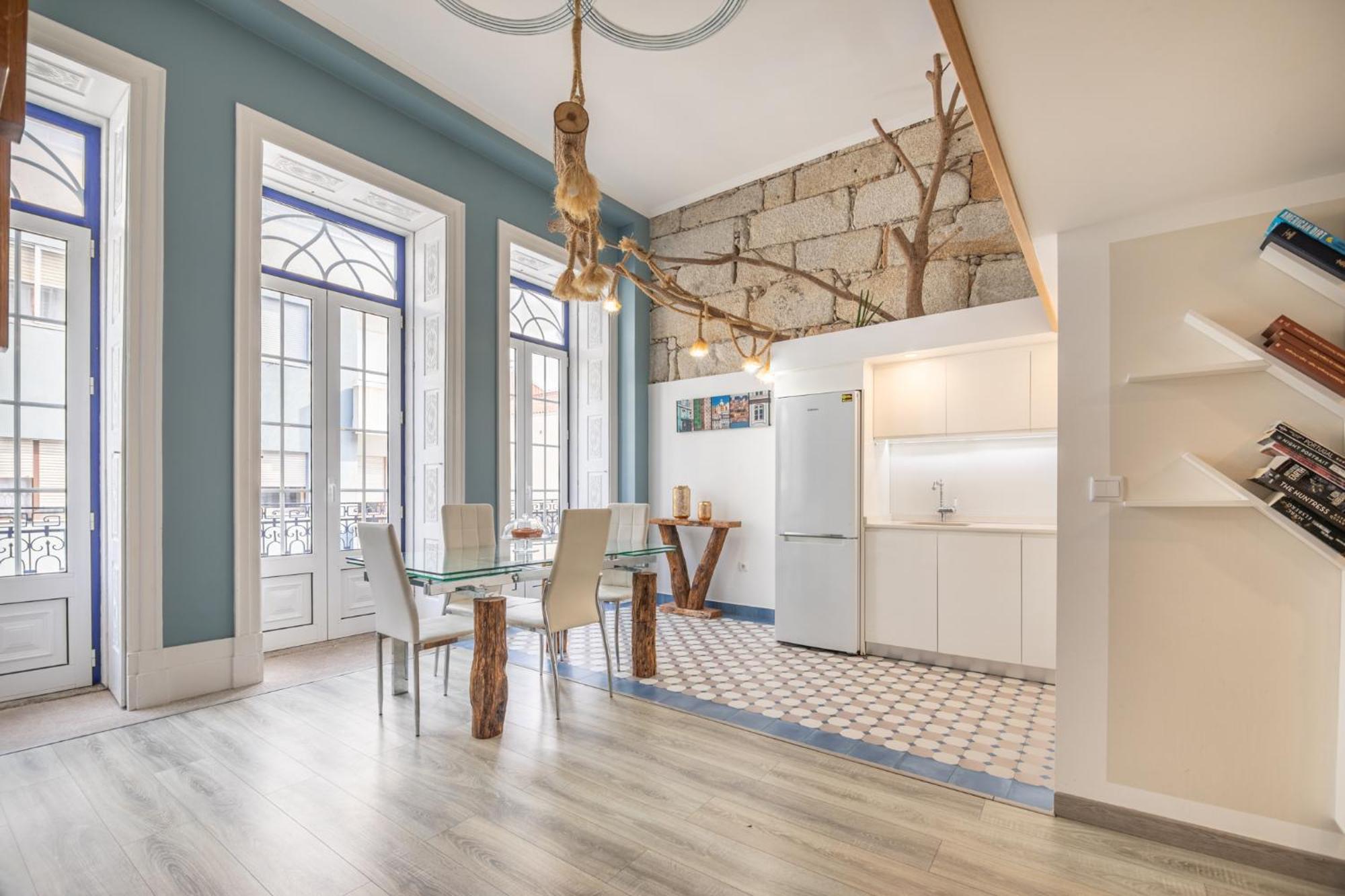 Deluxe Spacious Flats W Mezzanine By Host Wise Appartement Porto Kamer foto