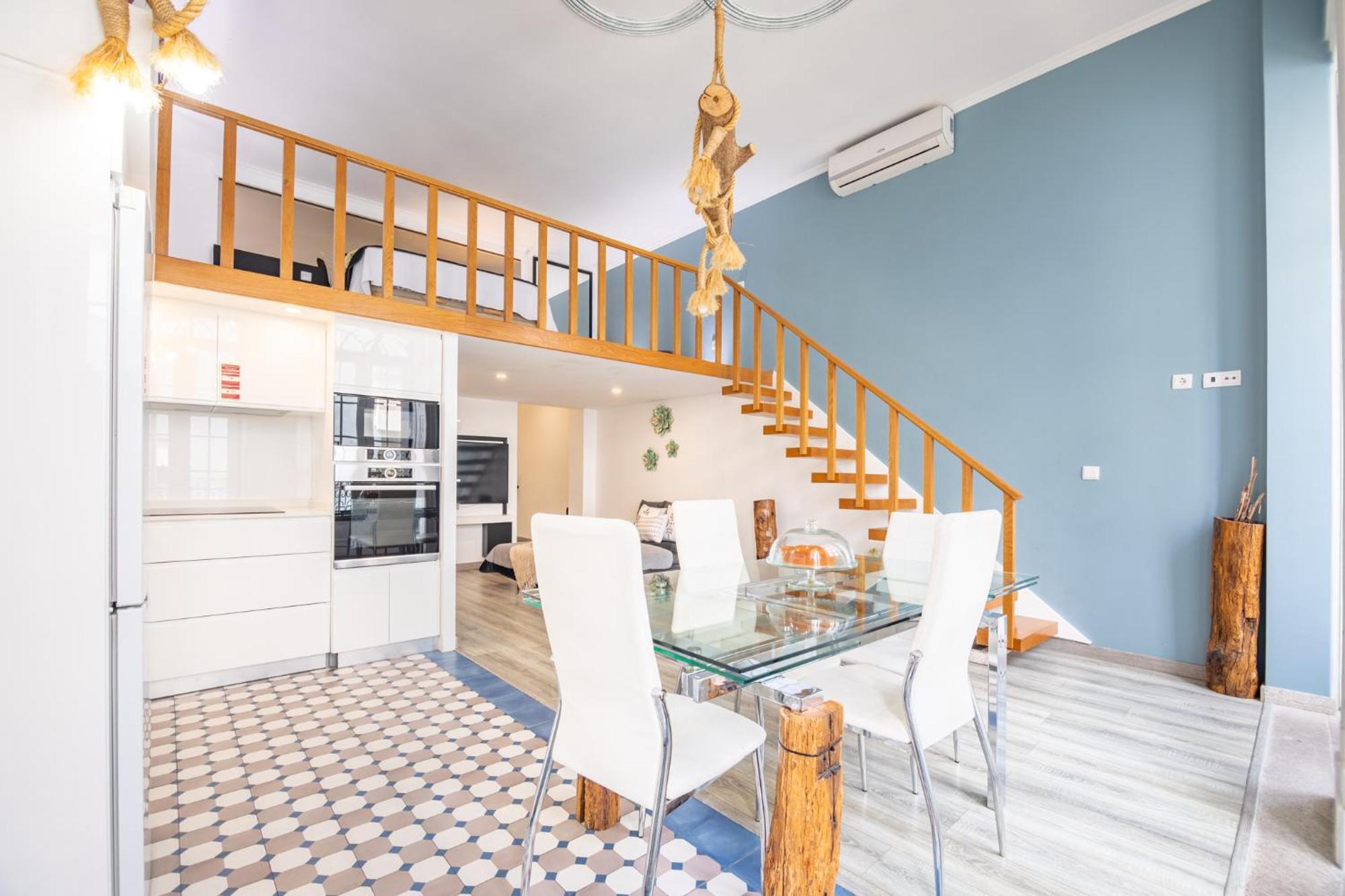 Deluxe Spacious Flats W Mezzanine By Host Wise Appartement Porto Kamer foto